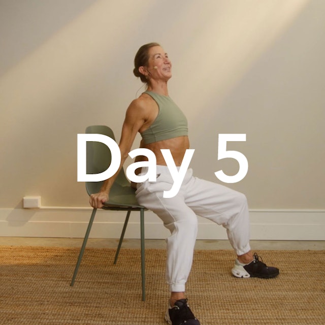 Chair Mobility Flow with Sylvia | Energizing Stretch Class (17 Mins)