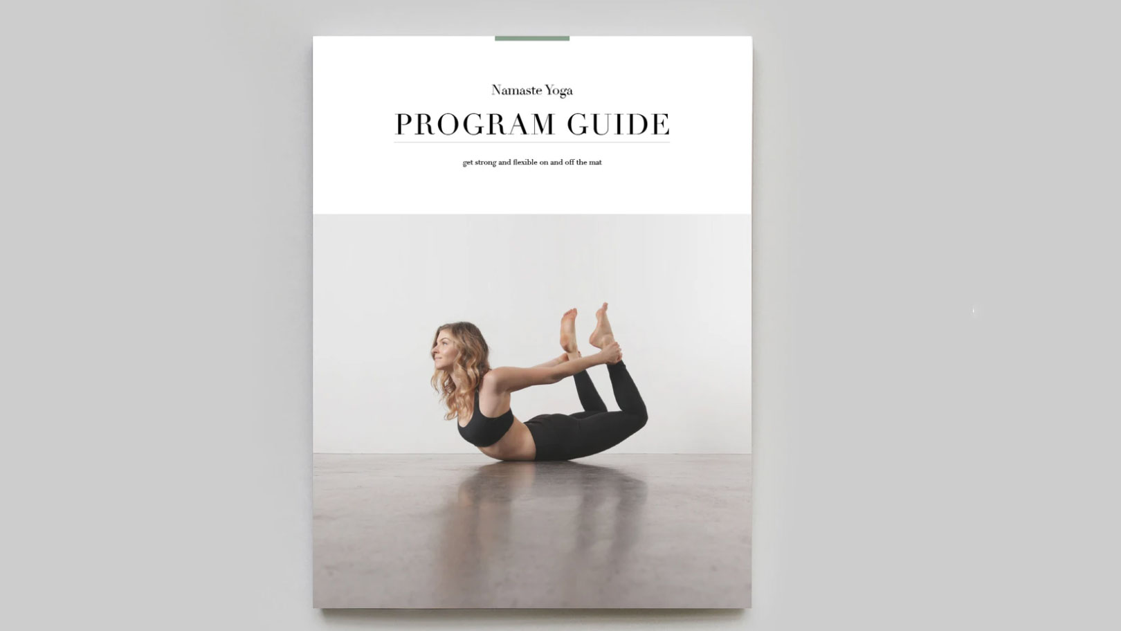 PROGRAM GUIDE | Namaste Yoga