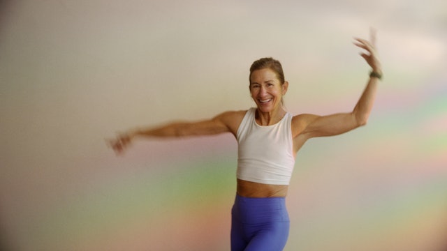 Grapevine with Sylvia | Energizing Low Impact Cardio Class (6 Mins)