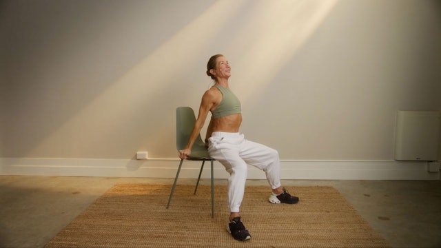NEW | Chair Mobility Flow with Sylvia | Energizing Stretch Class (17 Mins)