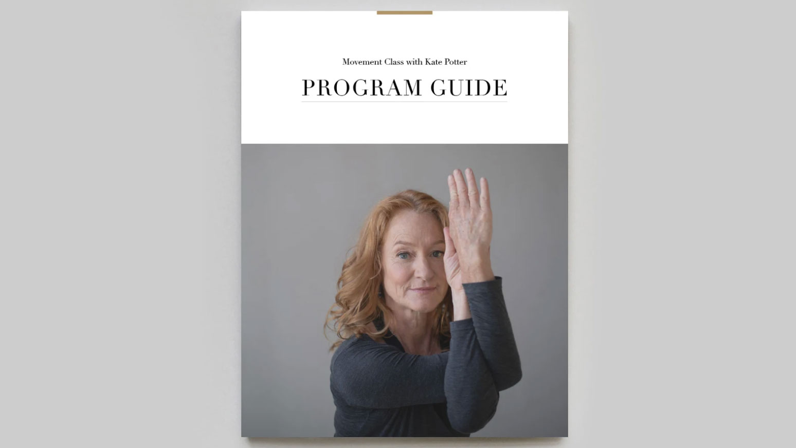 PROGRAM GUIDE | Movement Class with Kate Potter 