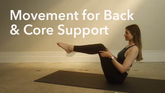 NEW | Movement for Back and Core Support