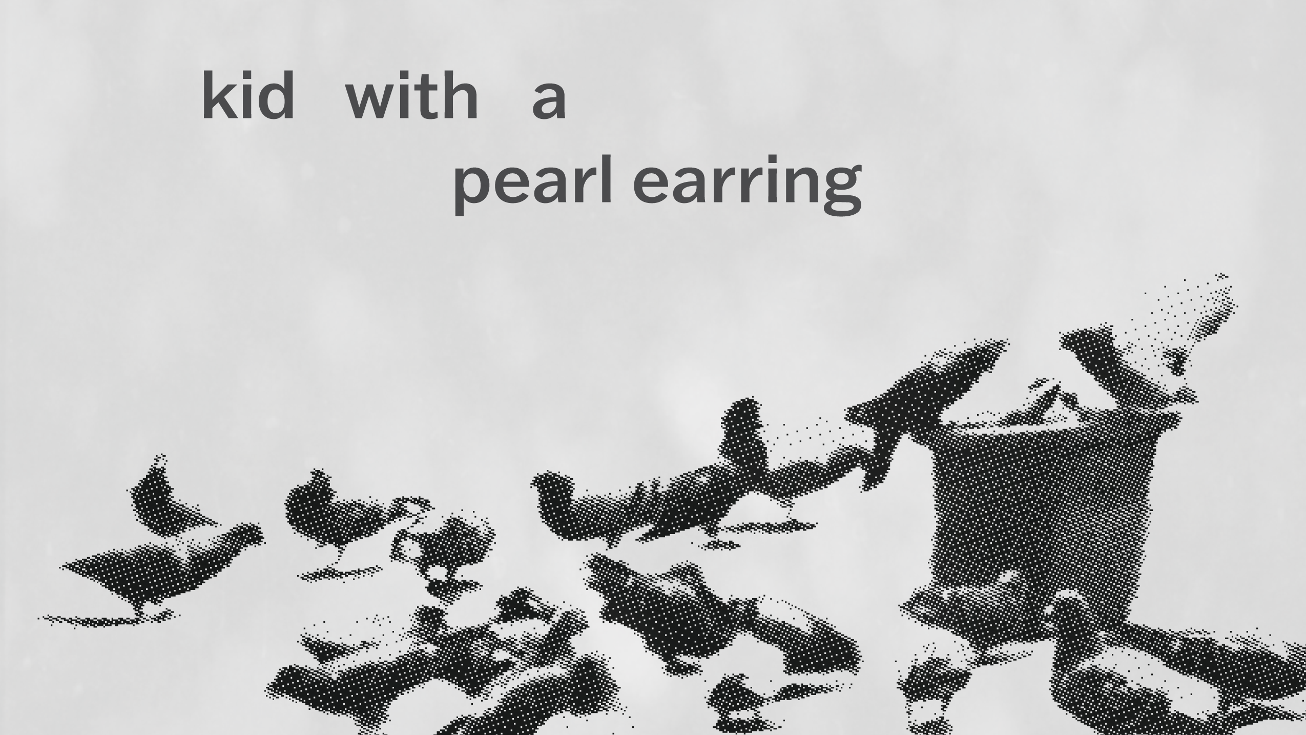 kid with a pearl earring