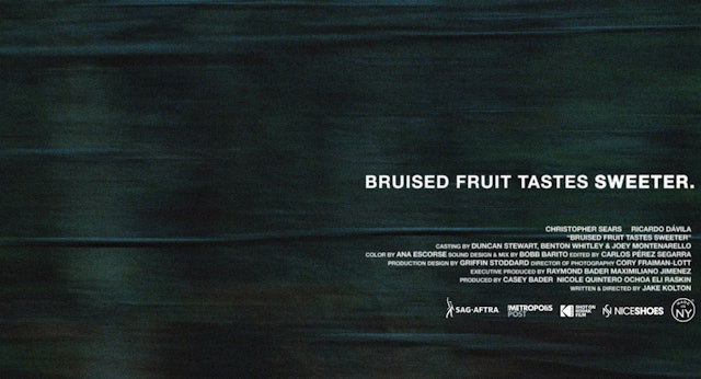 Bruised Fruit Tastes Sweeter