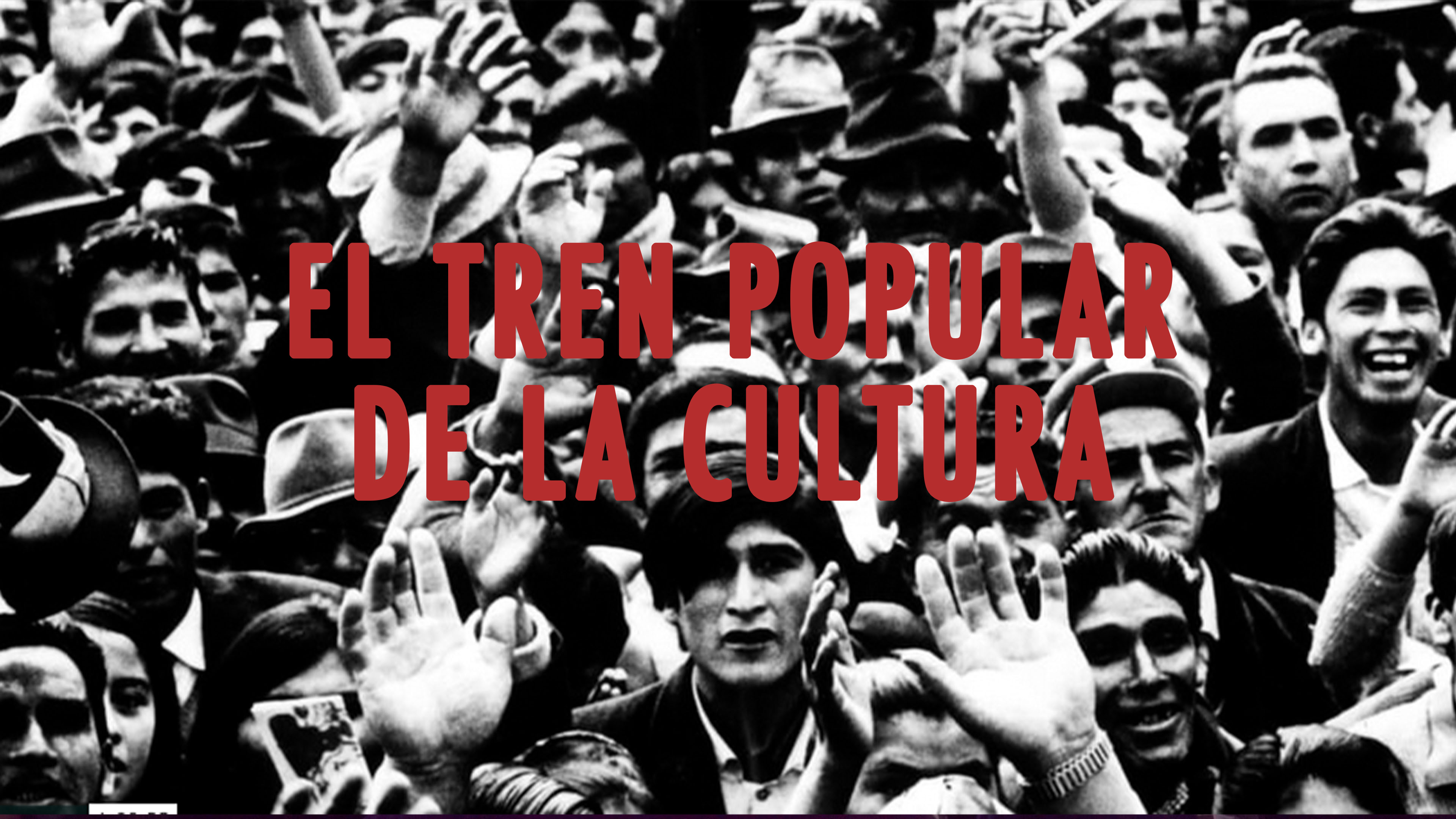 El tren popular de la cultura