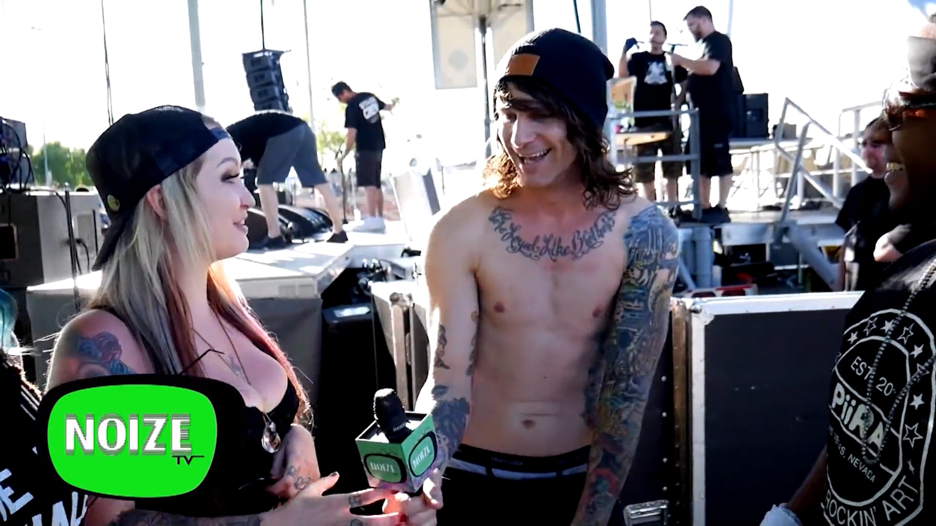 Noize TV Shay interviews Bless The Fall