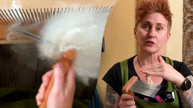S2E3.8 - One hackle, one comb, and a diz
