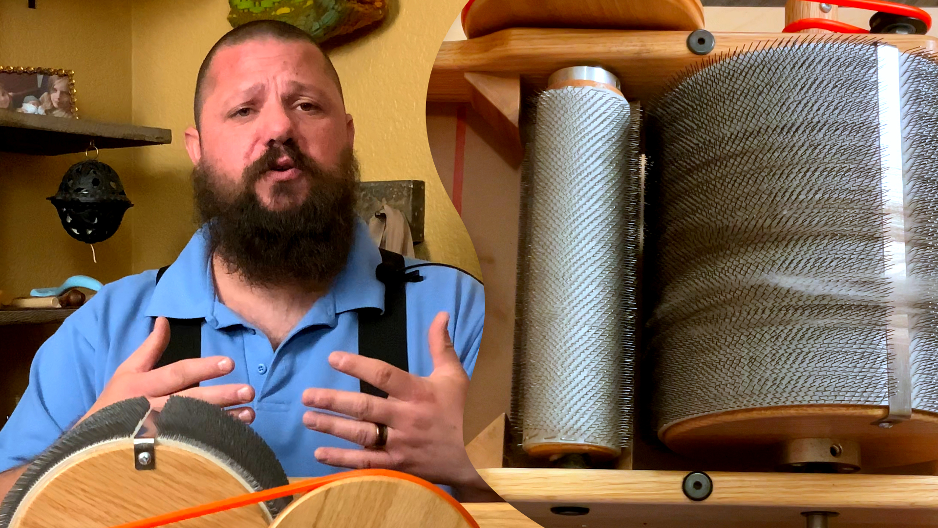 S1E11.4 - Start Drumcarding: Feeding the carder