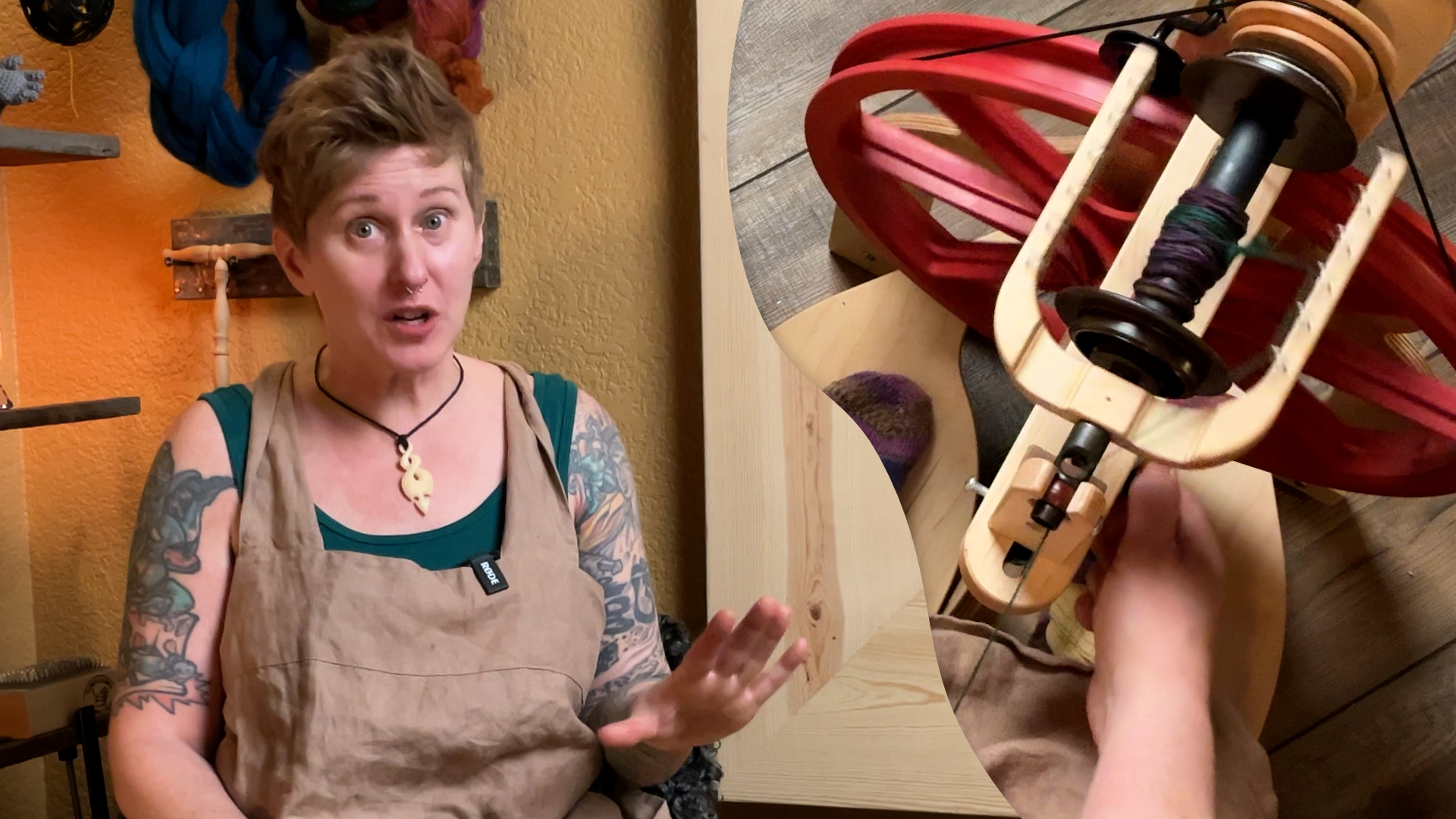 S2E1.1 - Intro to Worsted: Wheel set-up and spindle choice