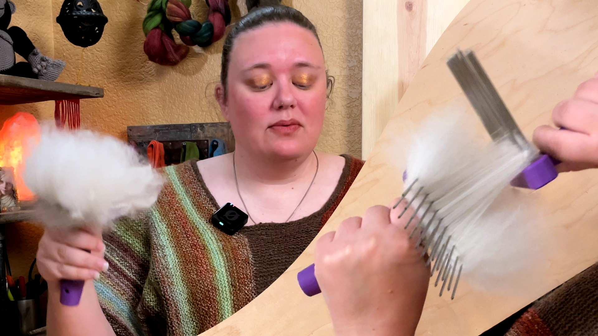 S2E3.6 - 3-d Printed combs with two hands
