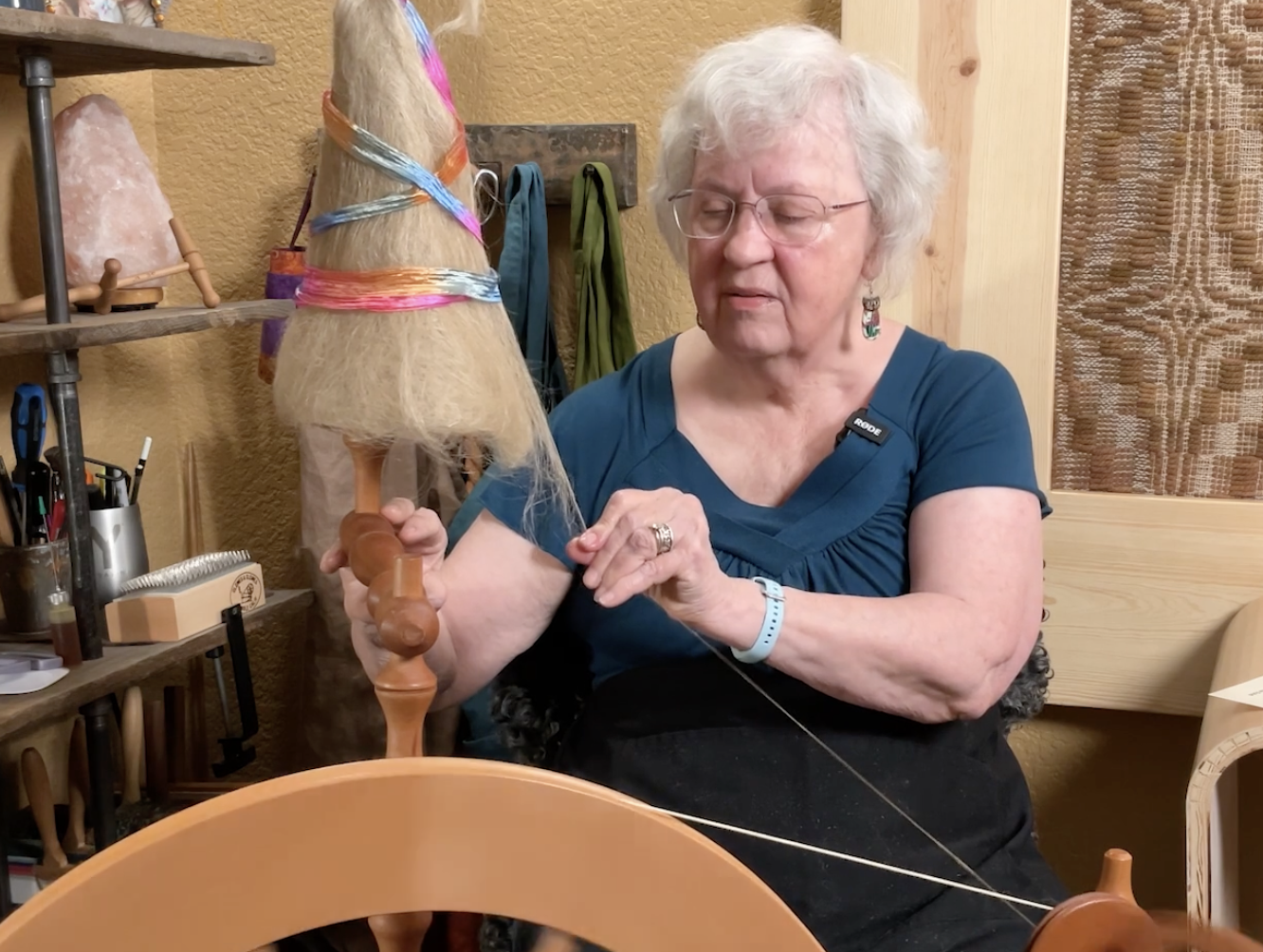 S2E5.2 Dressing and (Wet) Spinning from a Cone