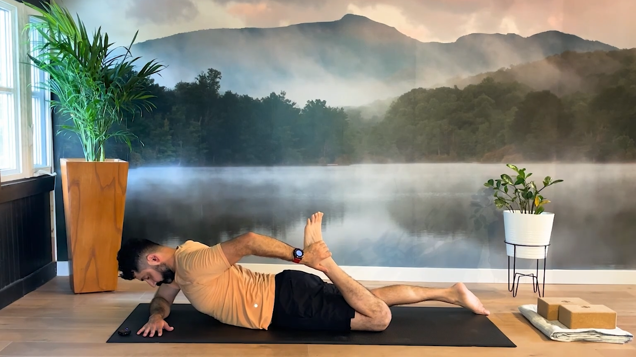 Yoga stretching pour les quadriceps et bas du corps