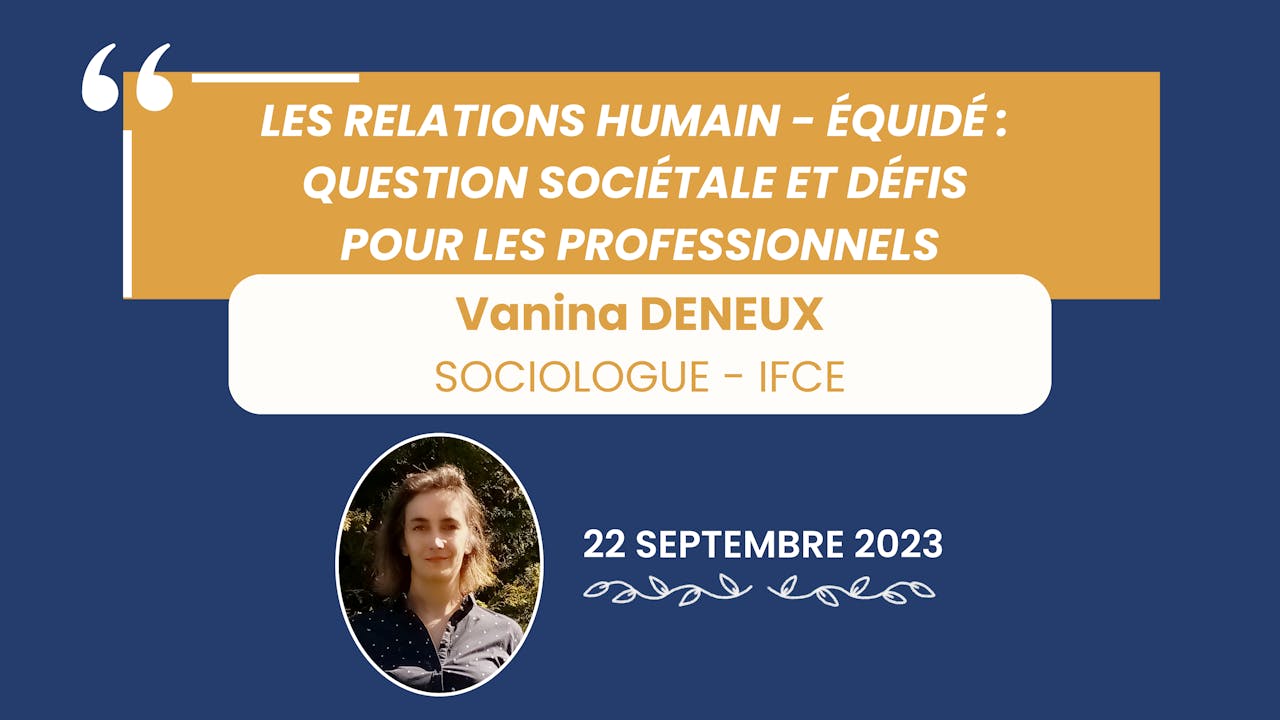 Les relations humains-équidés - 2023