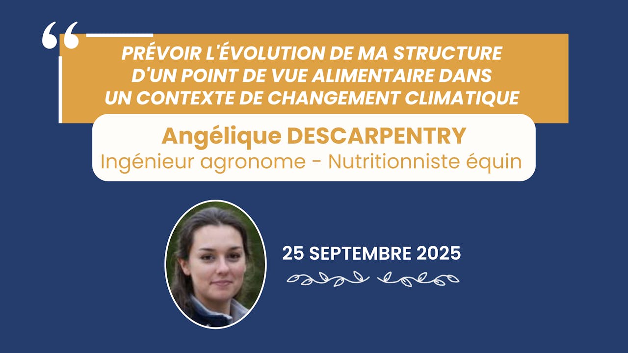 Évolution d'une structure et alimentation - 2025