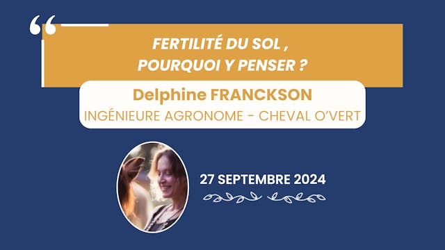 Fertilité du sol, pourquoi y penser ? - 2024