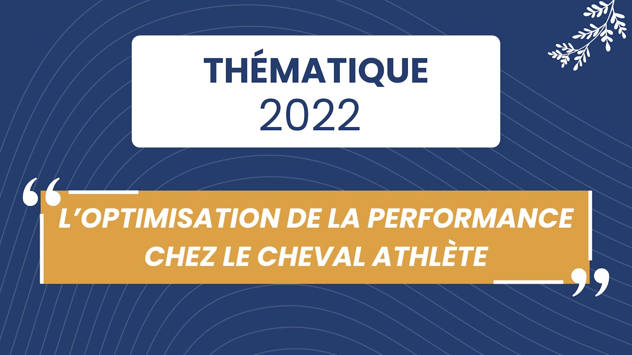 Optimisation de la performance du cheval - 2022