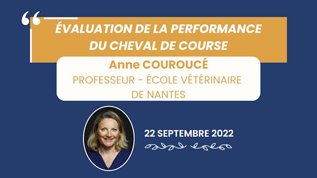 Evaluation performance du cheval de course - 2022