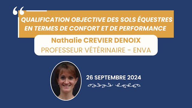 07-Qualification objective des sols équestres : confort et performance