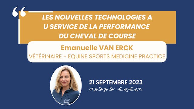 Technologie / performance cheval de course - 2023