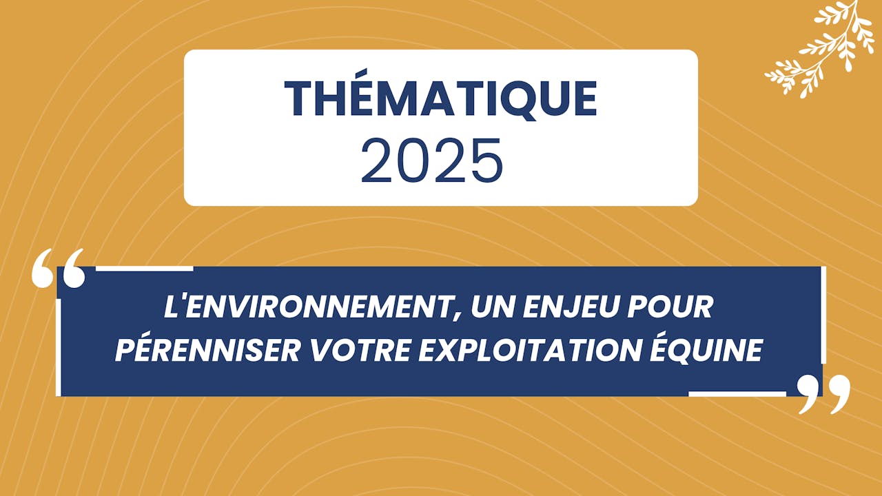 Envrionnement et pérennisation - 2025