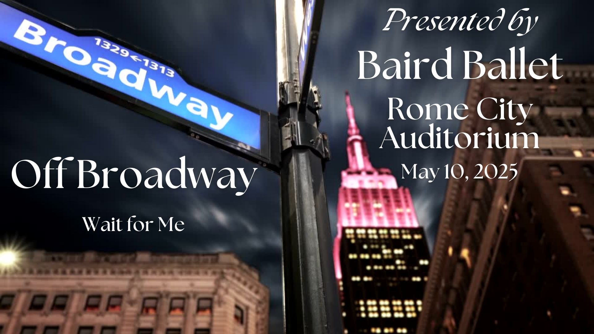 Off Broadway – Wait for Me