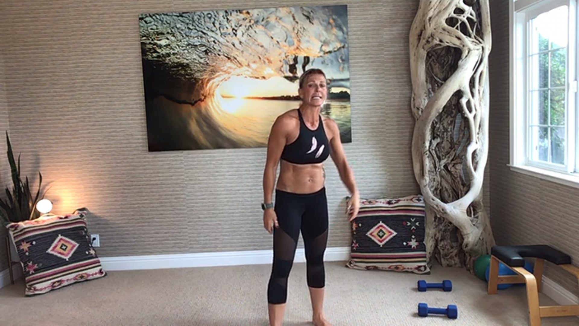 2020-05-12 Heather Leigh 30 min CardioKickboxing with music