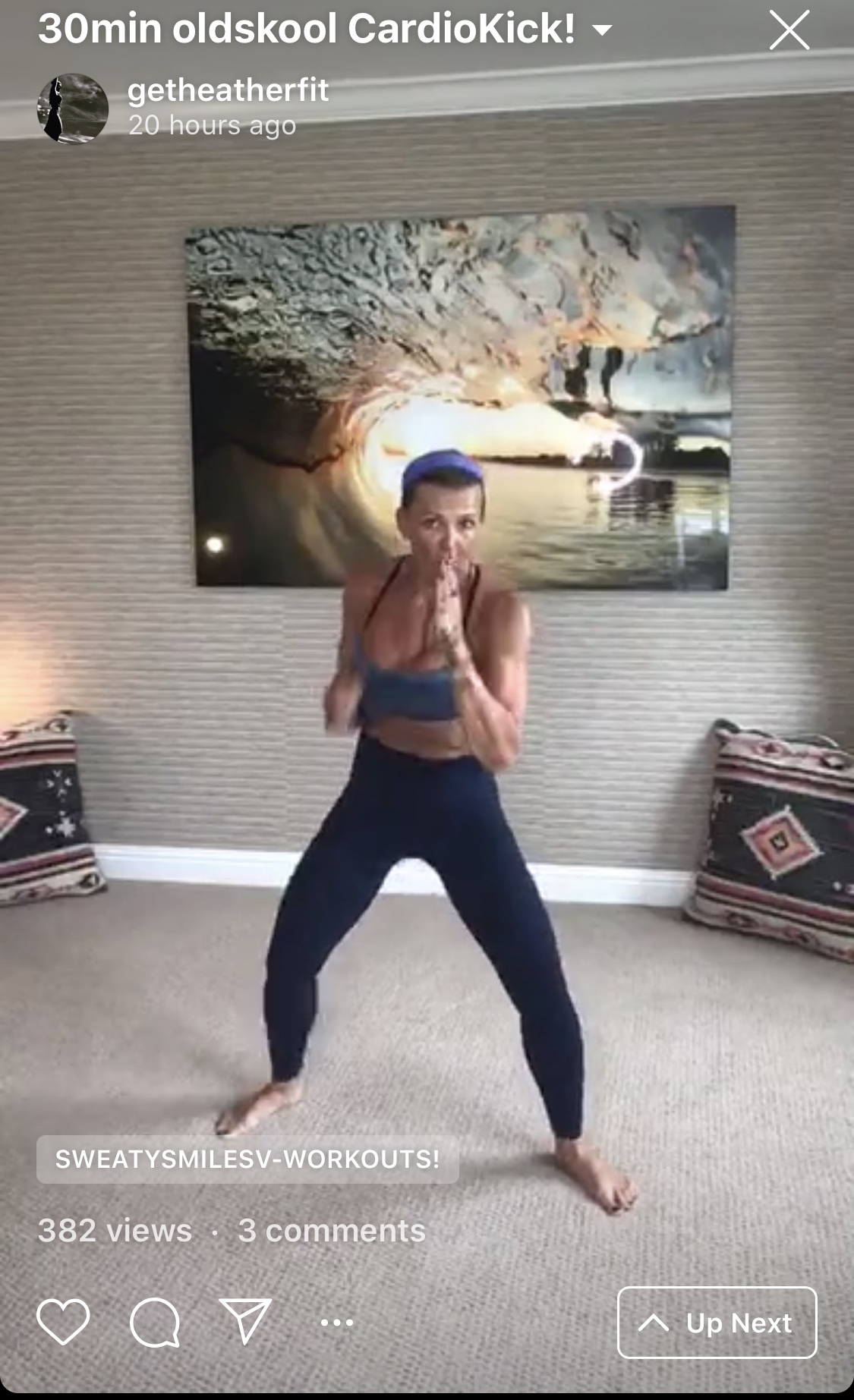 2020-04-29 Heather Leigh 30 minute CardioKick