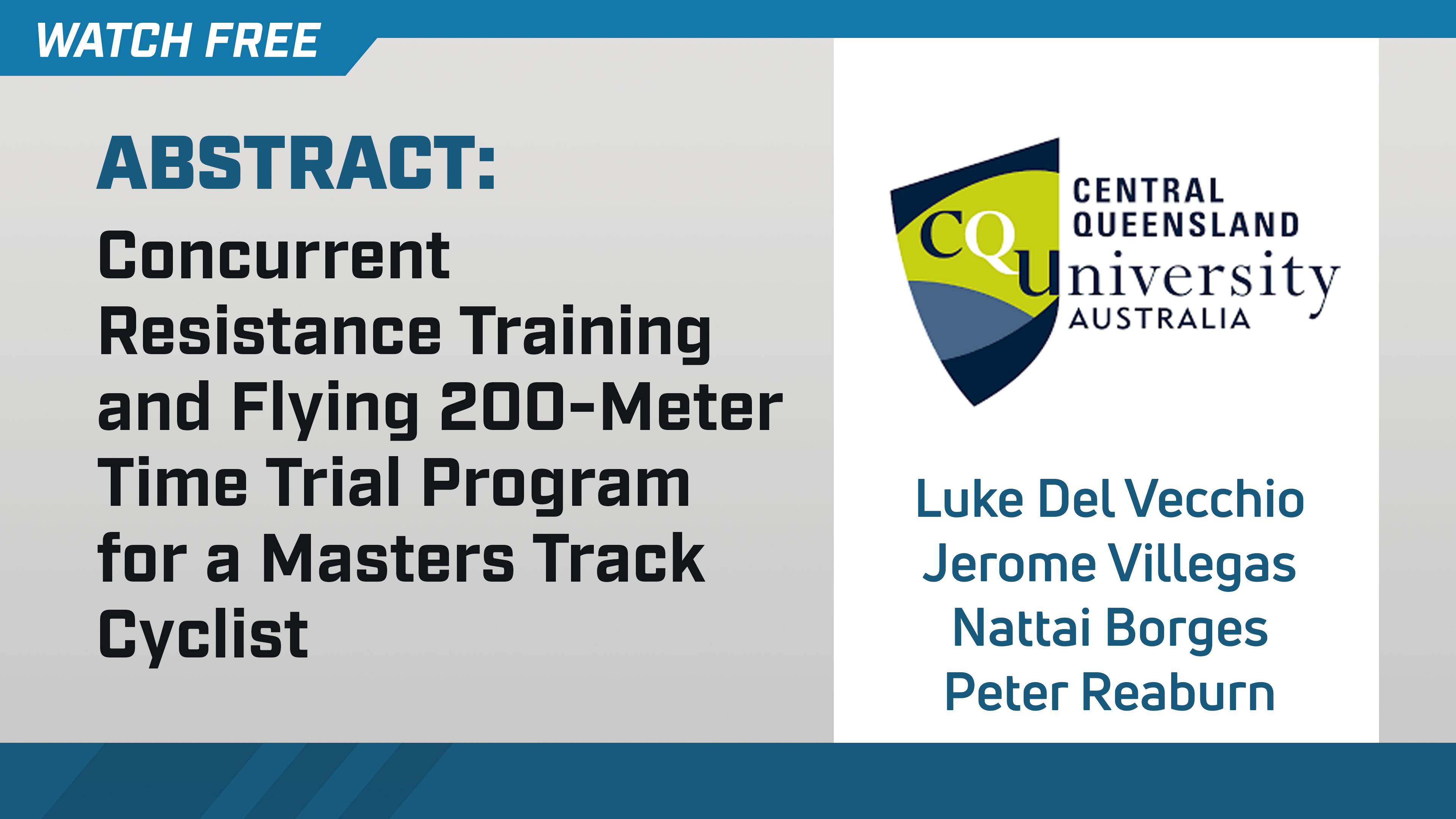 Concurrent Res. Training and Flying 200m TT Program for a Masters Track Cyclist