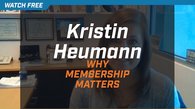 Kristin Heumann on Why NSCA Membership Matters