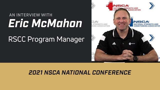 The NSCA's RSCC Program with Eric McMahon