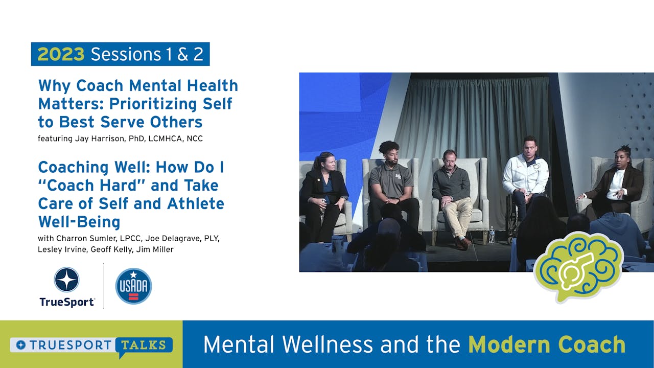 TrueSport Talks: Why Coach Mental Health Matters - TrueSport Talks ...