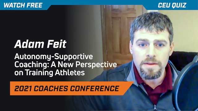 Autonomy-Supportive Coaching - A New Perspective on Training Athletes