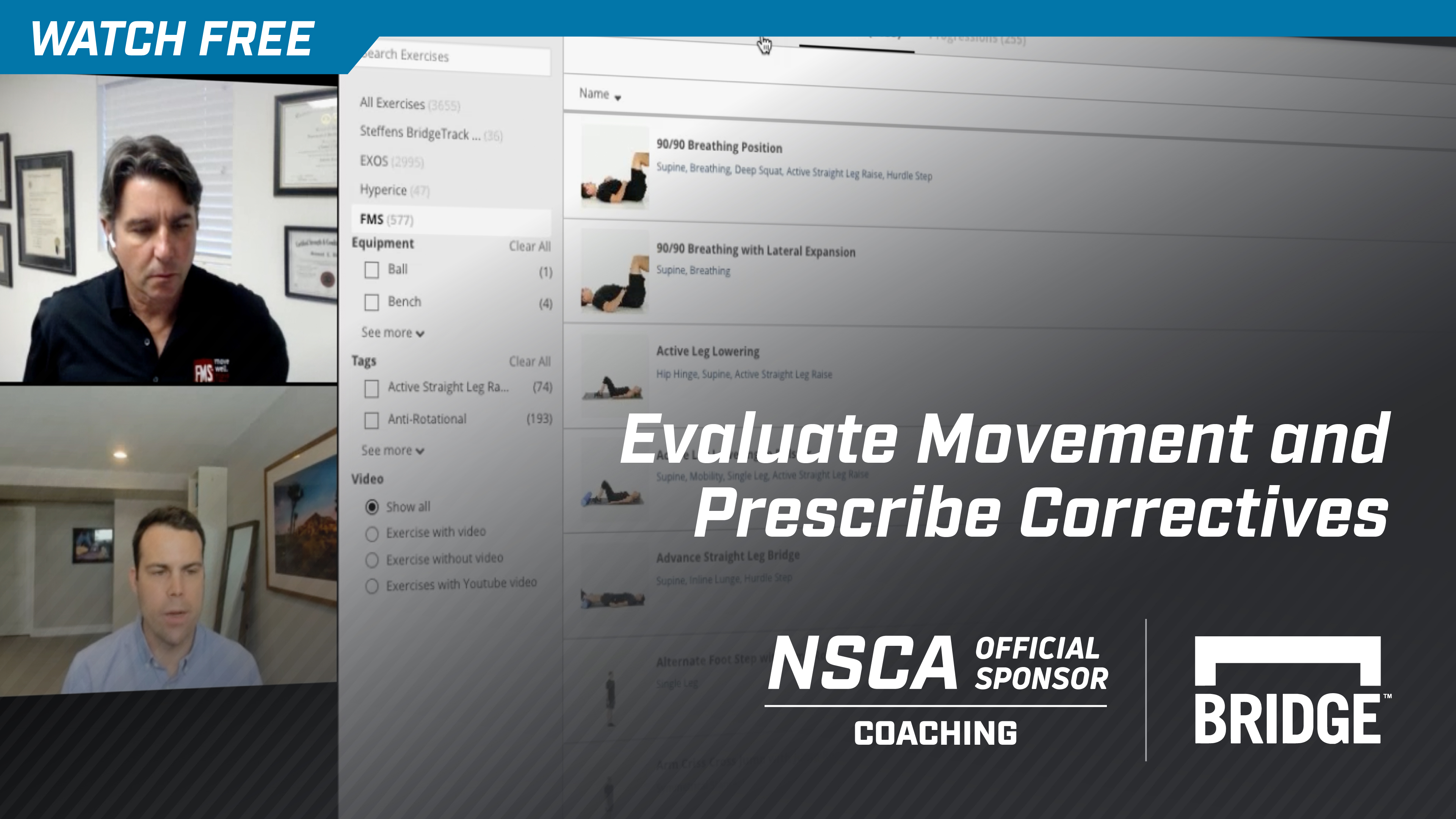 BridgeAthletic: Evaluate Movement & Prescribe Correctives with FMS