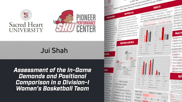 Assessment of the In-Game Demands and Positional Comp. in D-I W Basketball Team