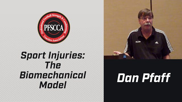 PFSCCA: Sports Injuries: The Biomechanical Model