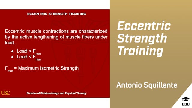 Benefits of Eccentric Strength Training