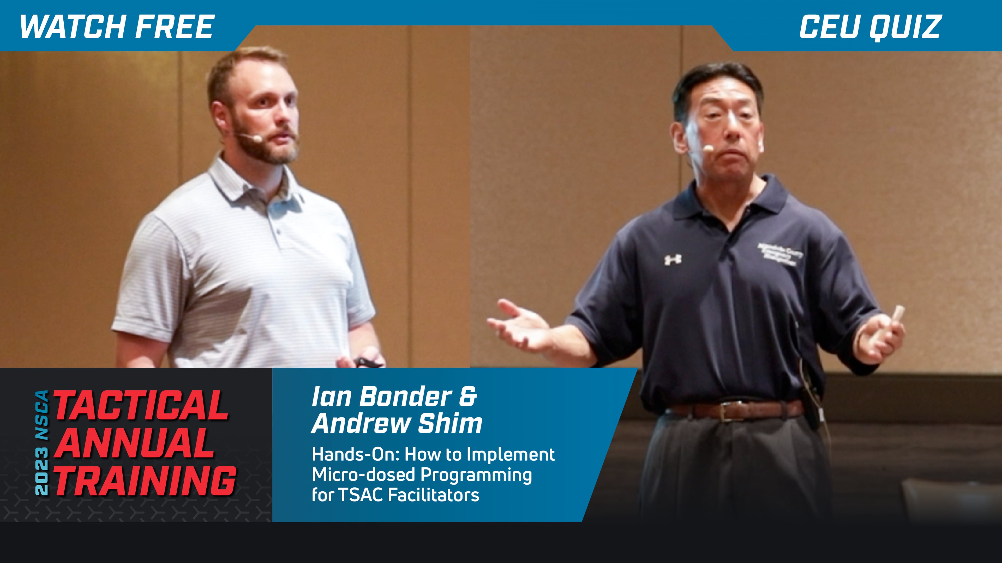 How to Implement Micro-dosed Programming for TSAC Facilitators