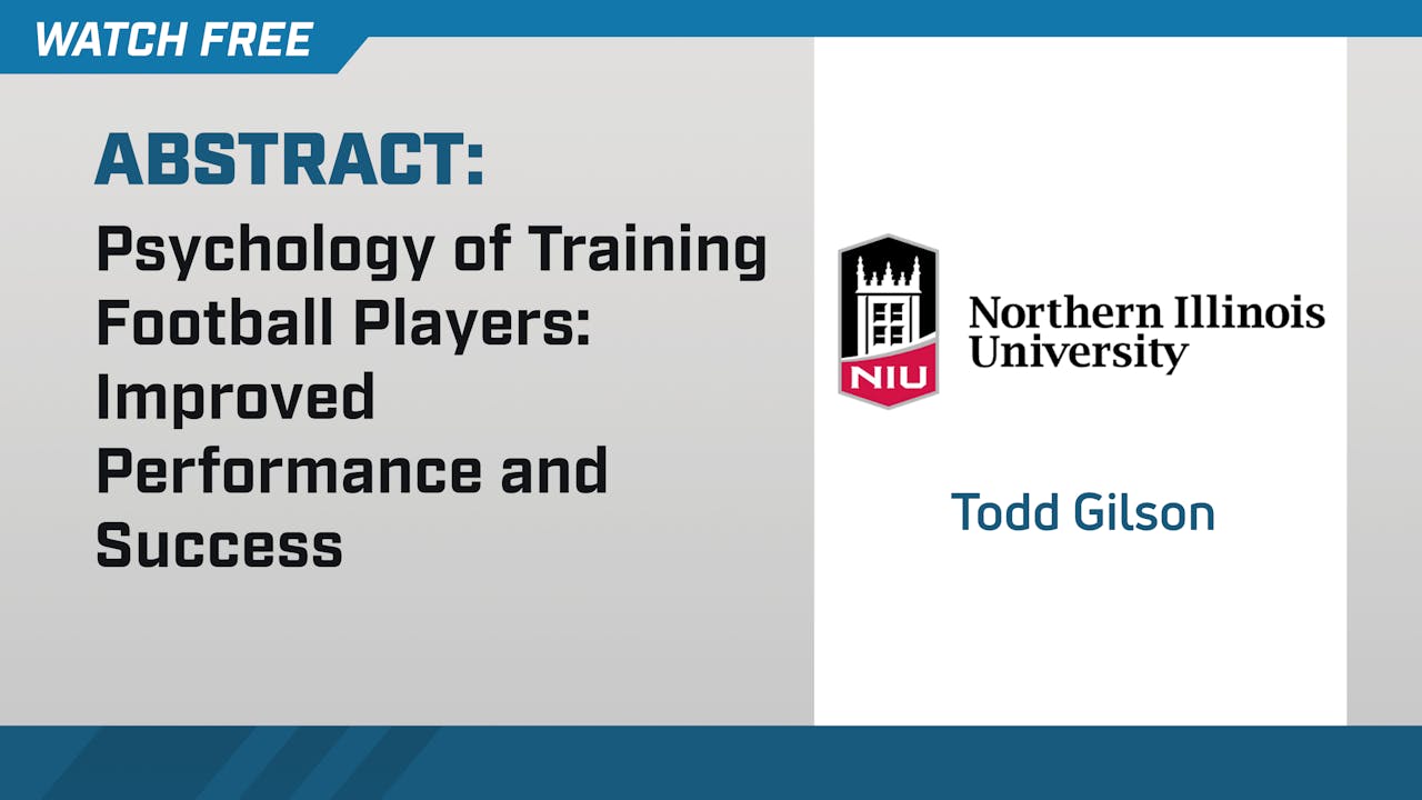 Psychology of Training Football Players Strength & Conditioning