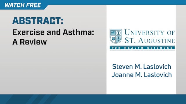 Exercise and Asthma: A Review