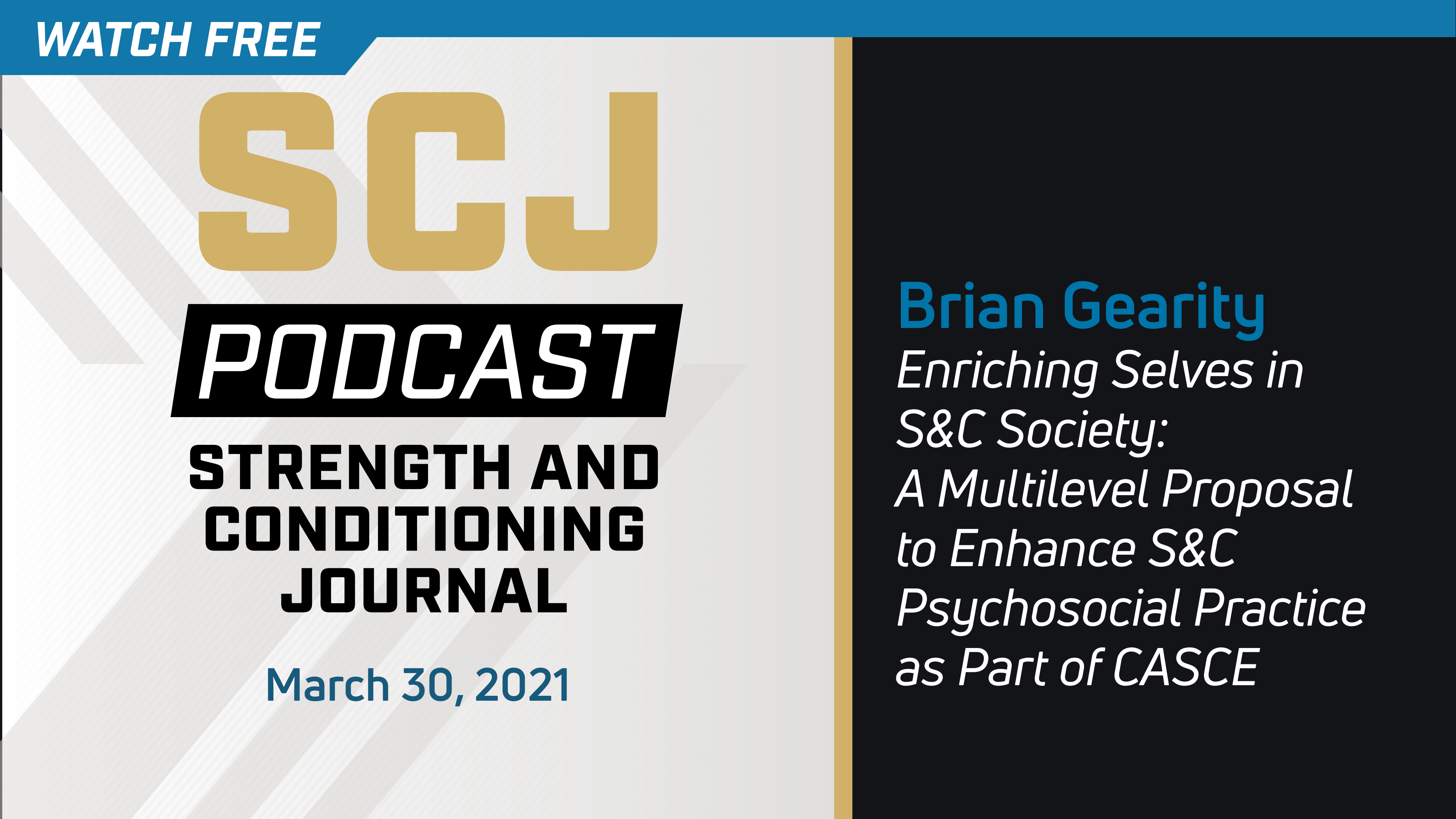 Proposal to Enhance Psychosocial Practice as Part of CASCE - Brian Gearity