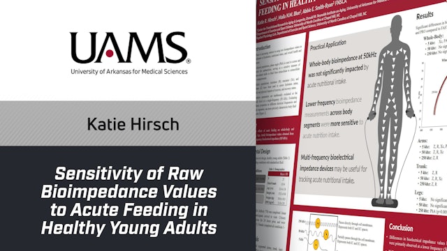 Sensitivity of Raw Bioimpedance Values to Acute Feeding in Healthy Young Adults