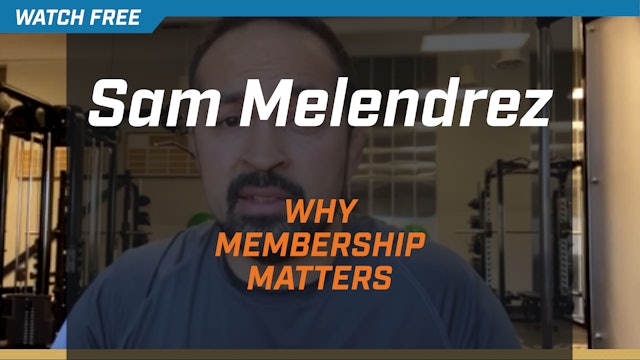 Sam Melendrez on Why NSCA Membership Matters