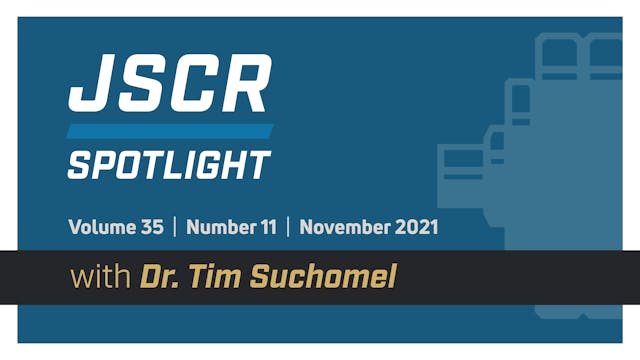 November 2021 JSCR Spotlight