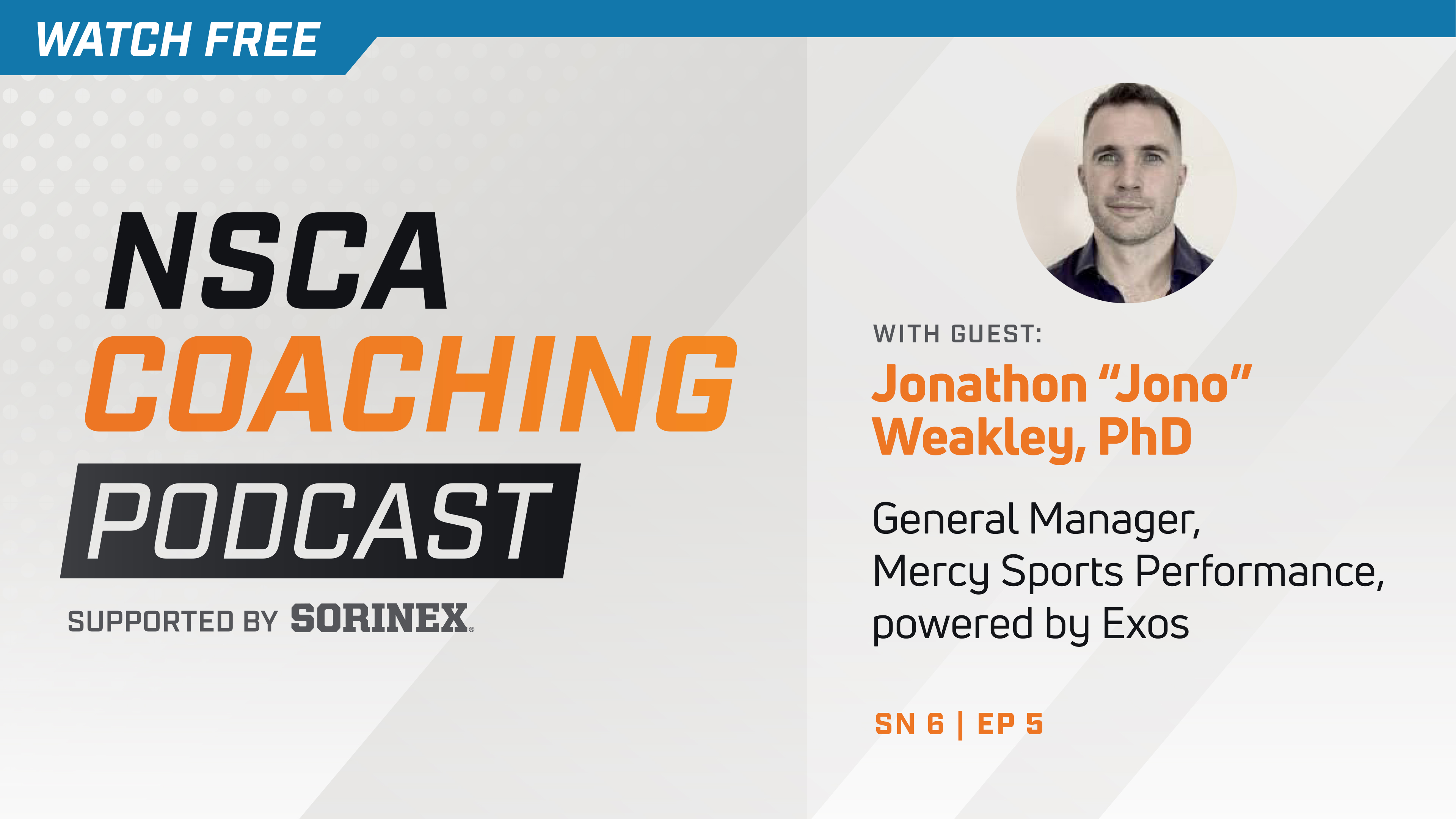 Season 6 Episode 5 with Jonathon Weakley