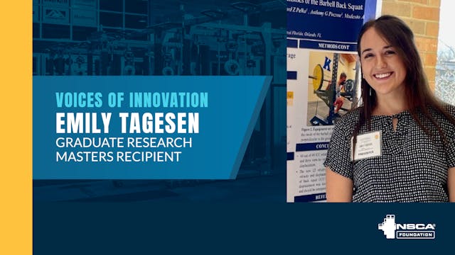 Emily Tagesen, NSCA Foundation Gradua...