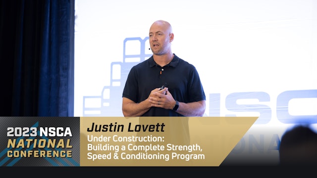 Under Construction- Building a Complete Strength, Speed & Conditioning Program