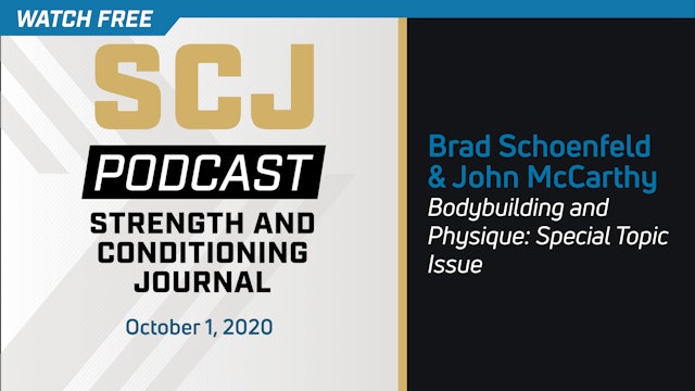 Bodybuilding and Physique - Brad Schoenfeld & John McCarthy