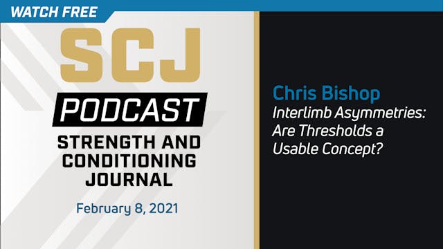 Interlimb Asymmetries: Are Thresholds...