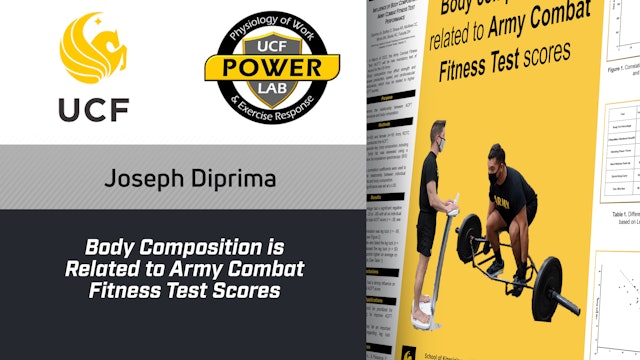 Body Composition is Related to Army Combat Fitness Test Scores