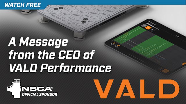 VALD Announcement: A Message from the...